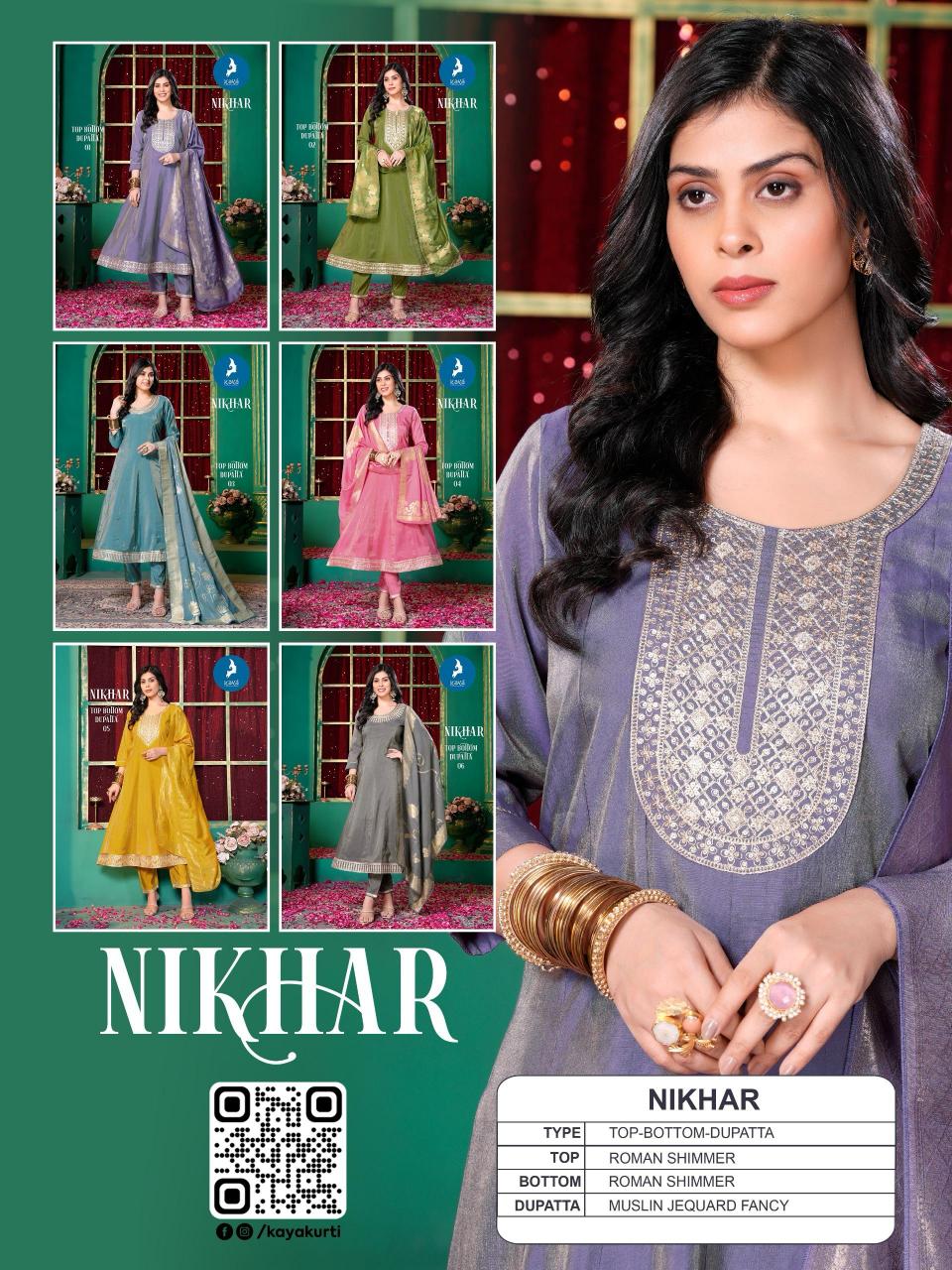 Kaya Nikhar Catalog designer long kurti catalogues