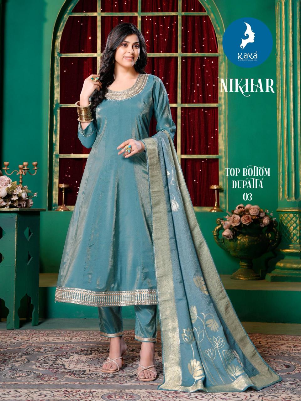 Kaya Nikhar Catalog designer long kurti catalogues