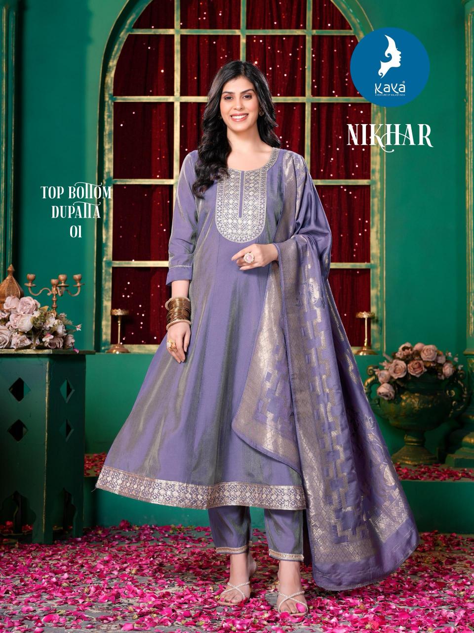 Kaya Nikhar Catalog designer long kurti catalogues