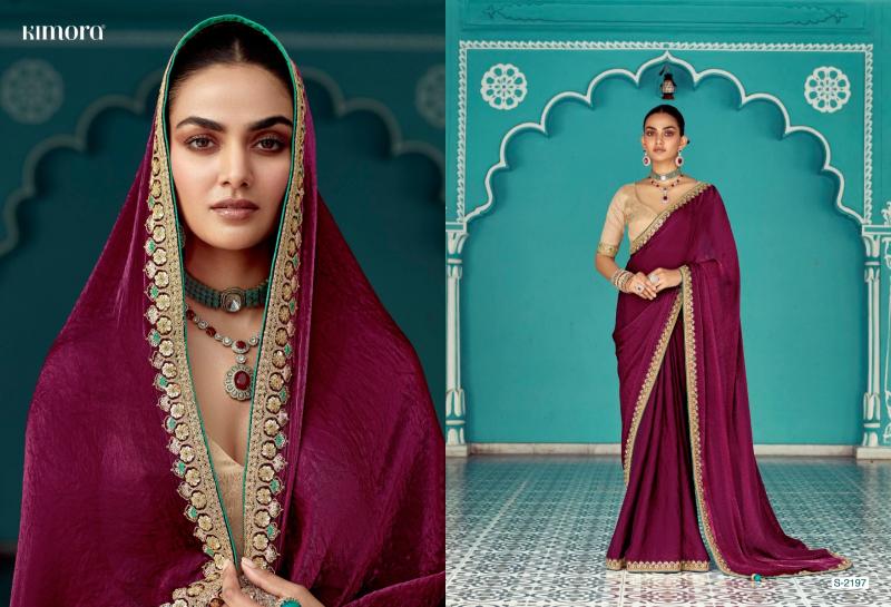 Kimora Amber Catalog Embroidered indian muslim brides saree suppliers in india