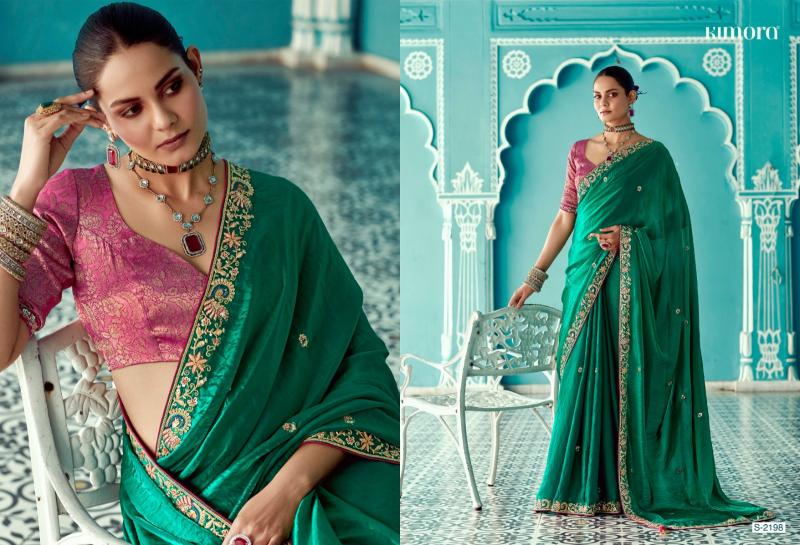 Kimora Amber Catalog Embroidered indian muslim brides saree suppliers in india
