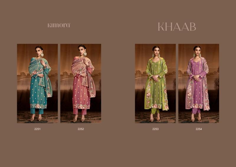 Kimora Heer Khaab catalog Masleen Designer Swholesale salwar kameez india