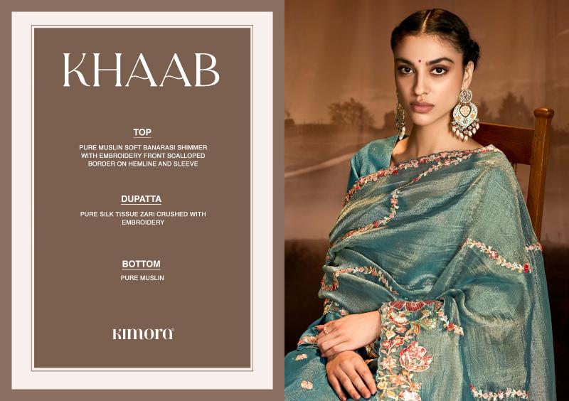 Kimora Heer Khaab catalog Masleen Designer Swholesale salwar kameez india