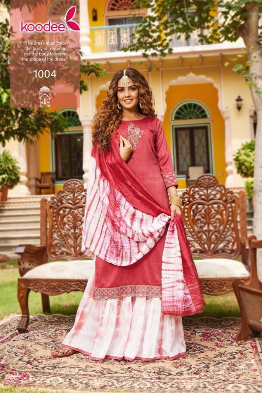 Koodee 1001 to 1004 kurti catalogue wholesale price