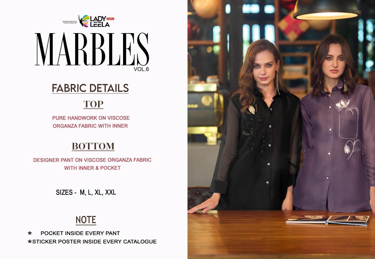 Lady Leela Marbles Vol 6 Catalog co ord sets wholesale delhi