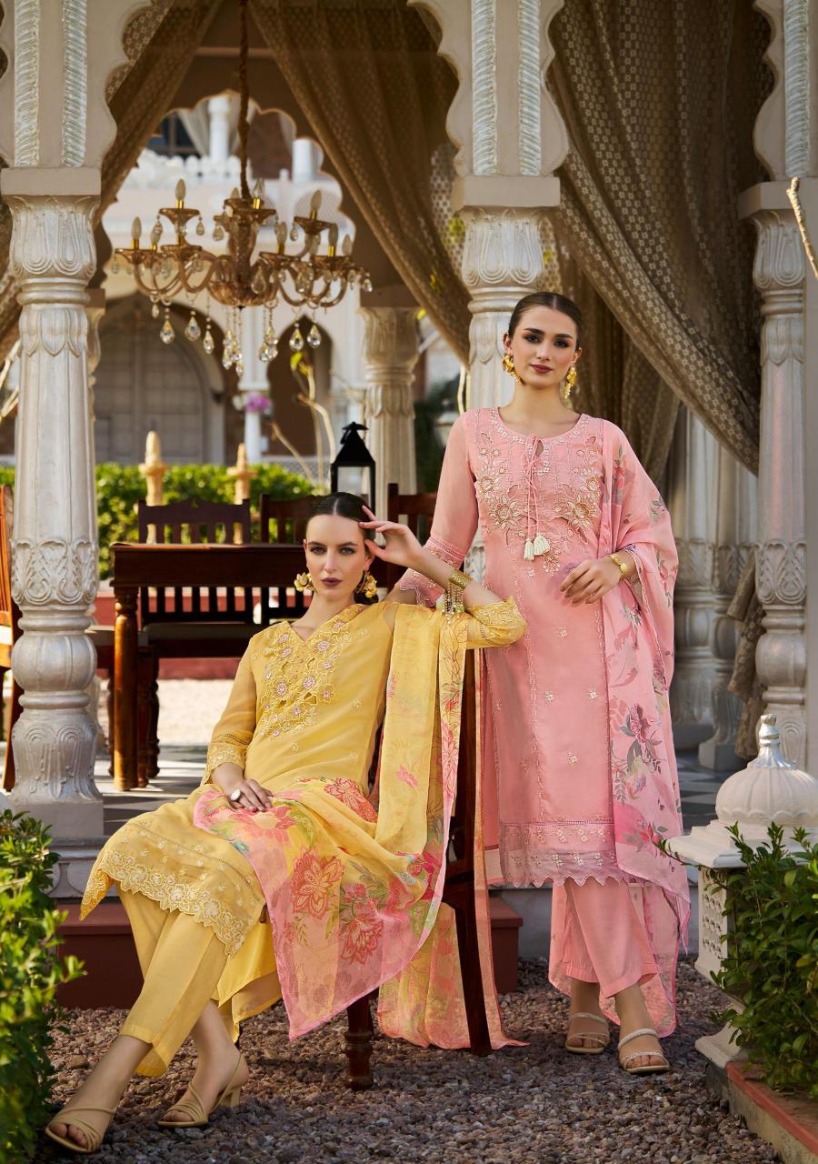 Lady Leela Varnika Catalog embroidered kurti catalogue