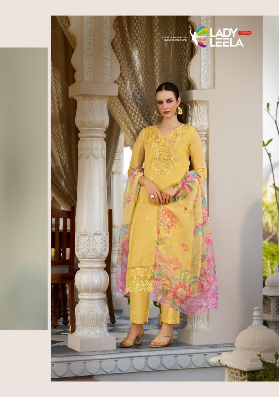 Lady Leela Varnika Catalog embroidered kurti catalogue