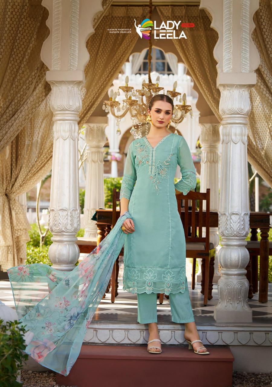 Lady Leela Varnika Catalog embroidered kurti catalogue