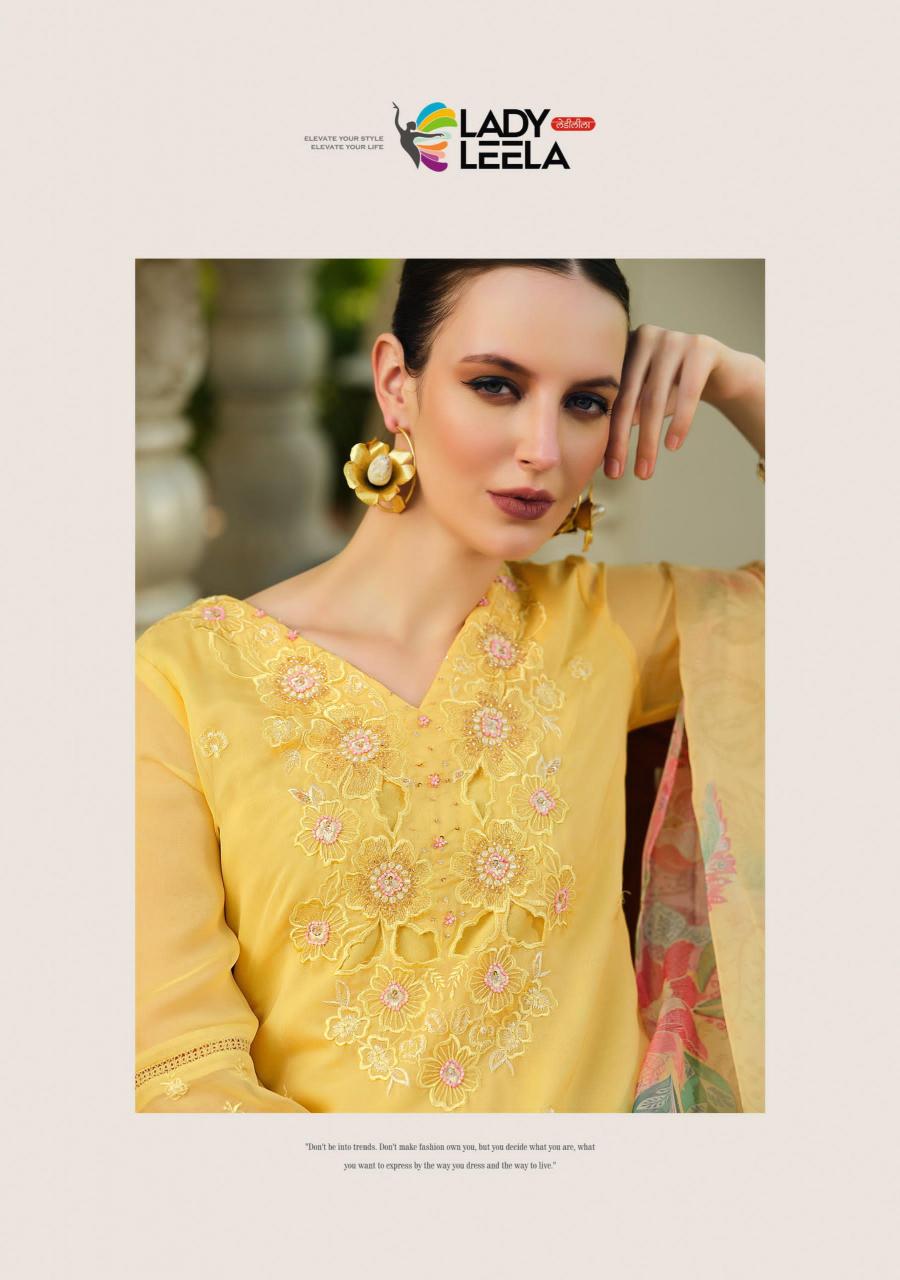 Lady Leela Varnika Catalog embroidered kurti catalogue