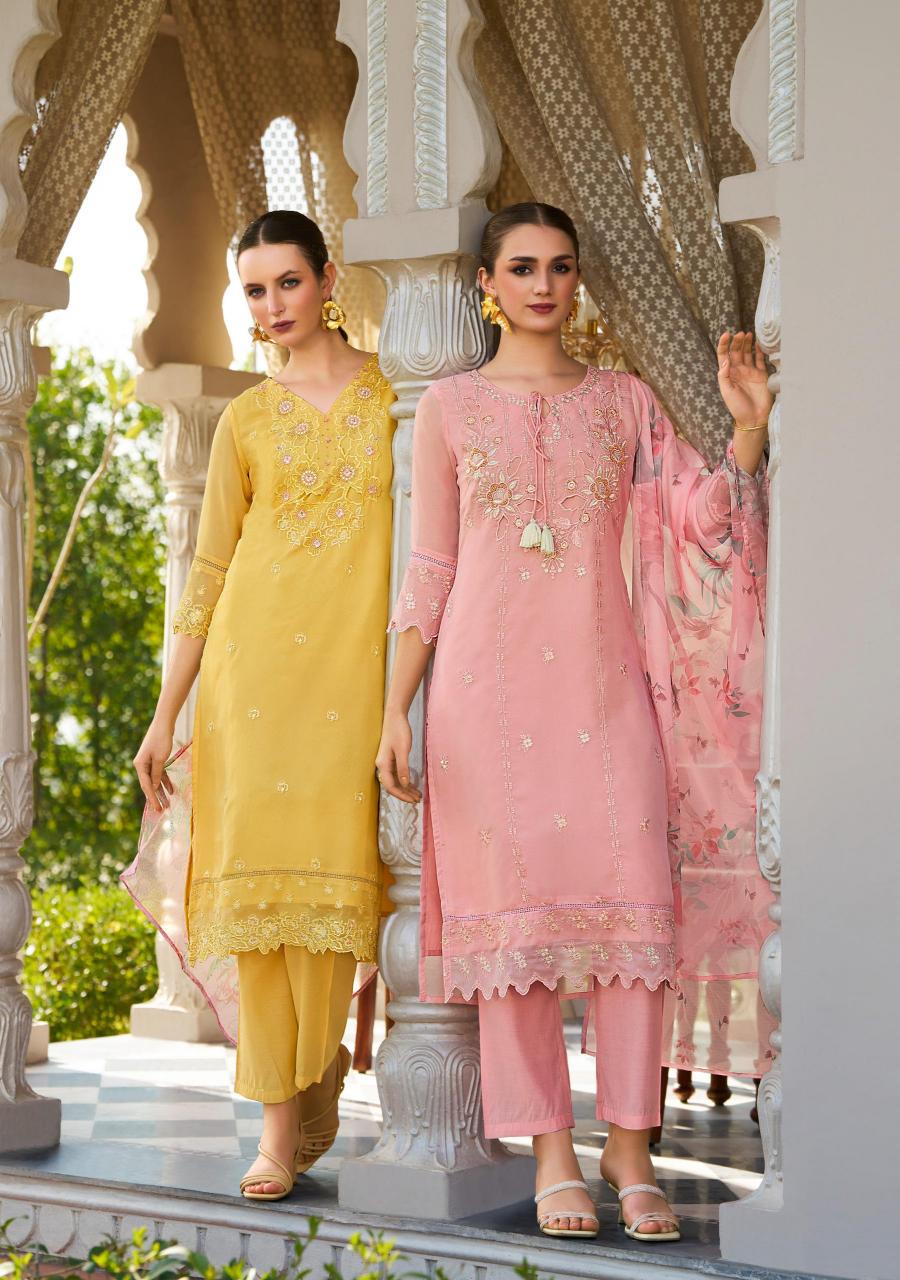 Lady Leela Varnika Catalog embroidered kurti catalogue