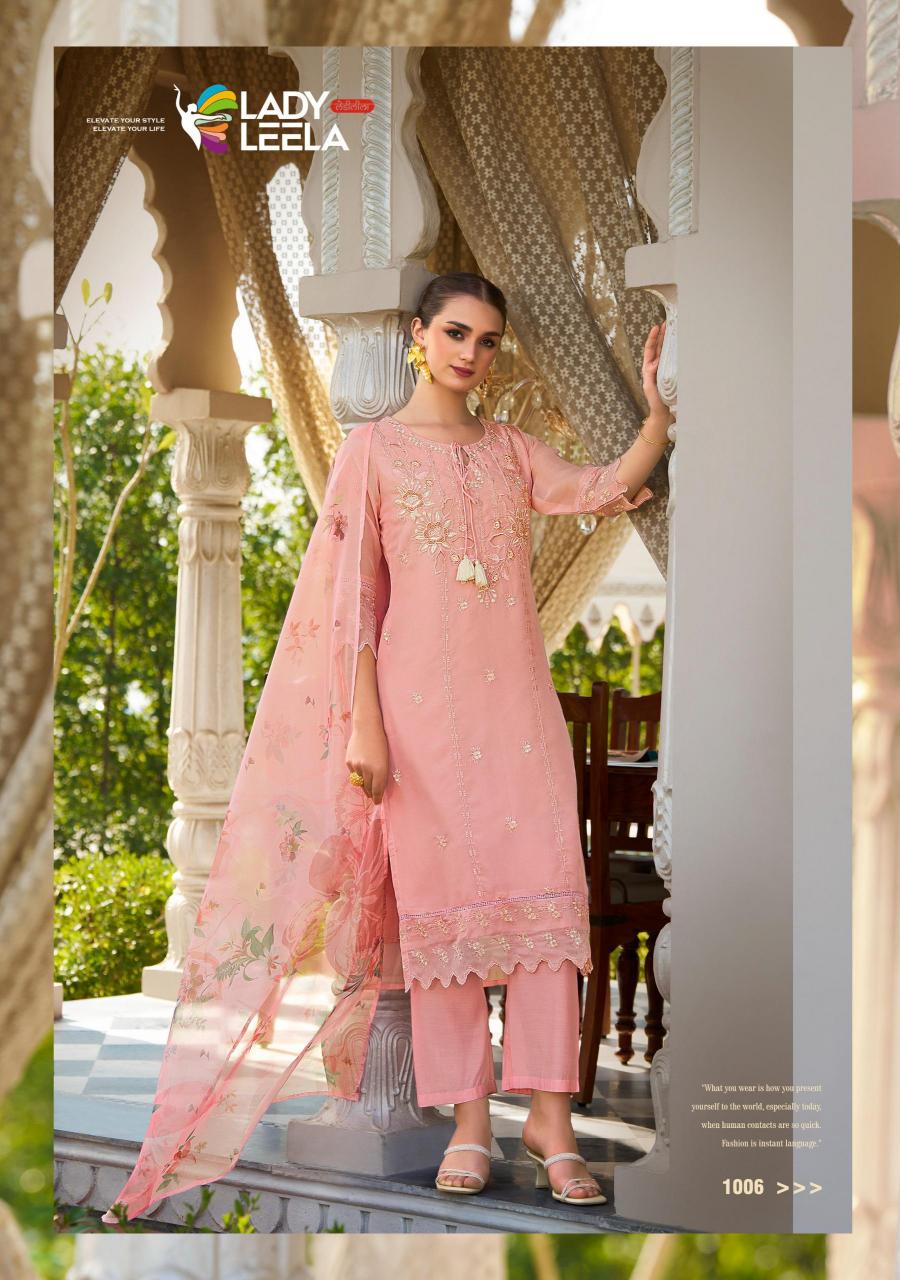 Lady Leela Varnika Catalog embroidered kurti catalogue