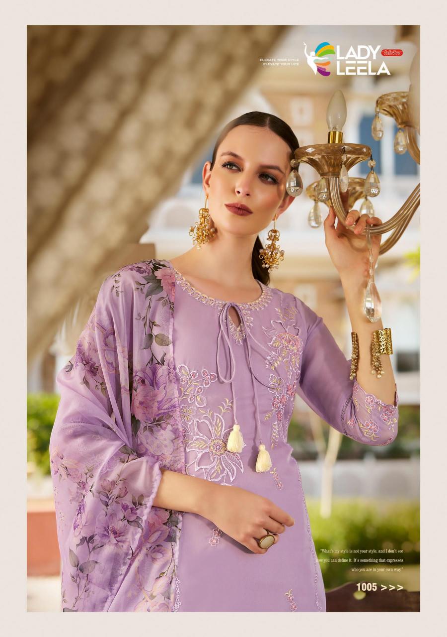 Lady Leela Varnika Catalog embroidered kurti catalogue