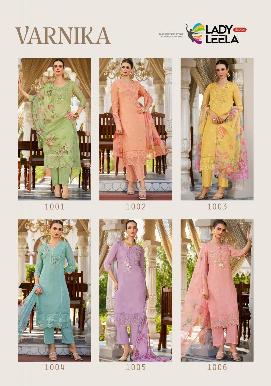 Lady Leela Varnika Catalog embroidered kurti catalogue
