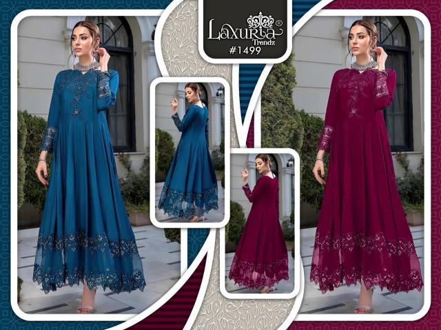 Laxuria Trendz 1499 catalog Tunic Ready Made pakistani suits shops in amritsar