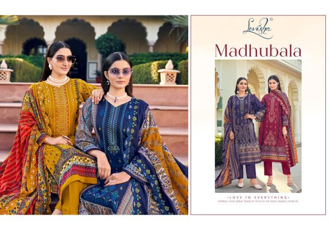 Levisha Madhubala Catalog wholesale dress materials shop in surat