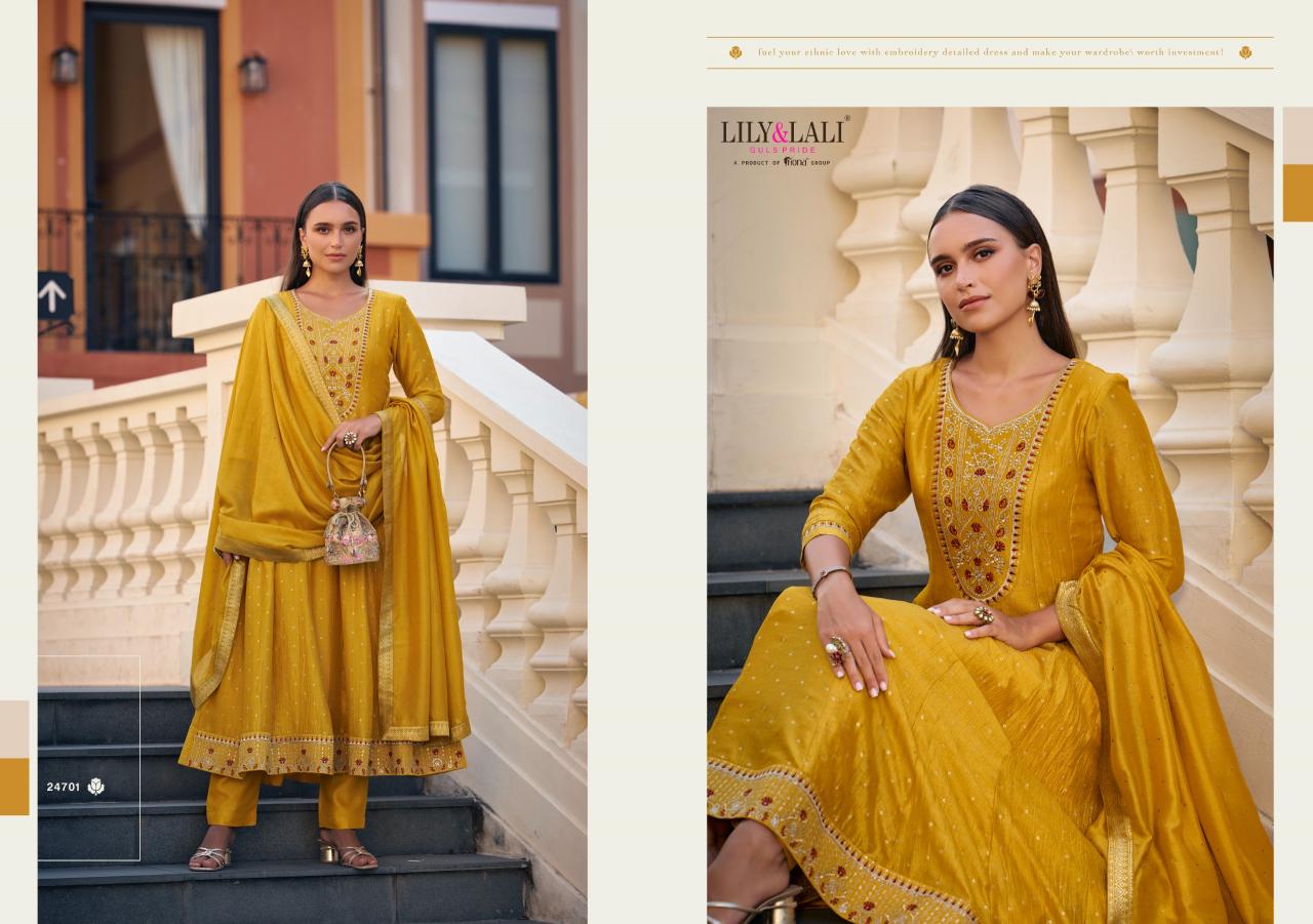 Lily & Lali Anarkali Catalog catalogue kurtis manufacturers in surat