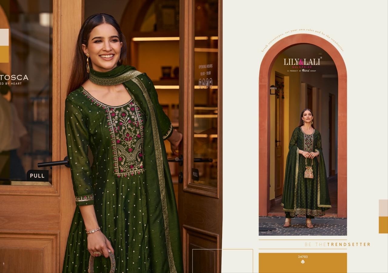 Lily & Lali Anarkali Catalog catalogue kurtis manufacturers in surat