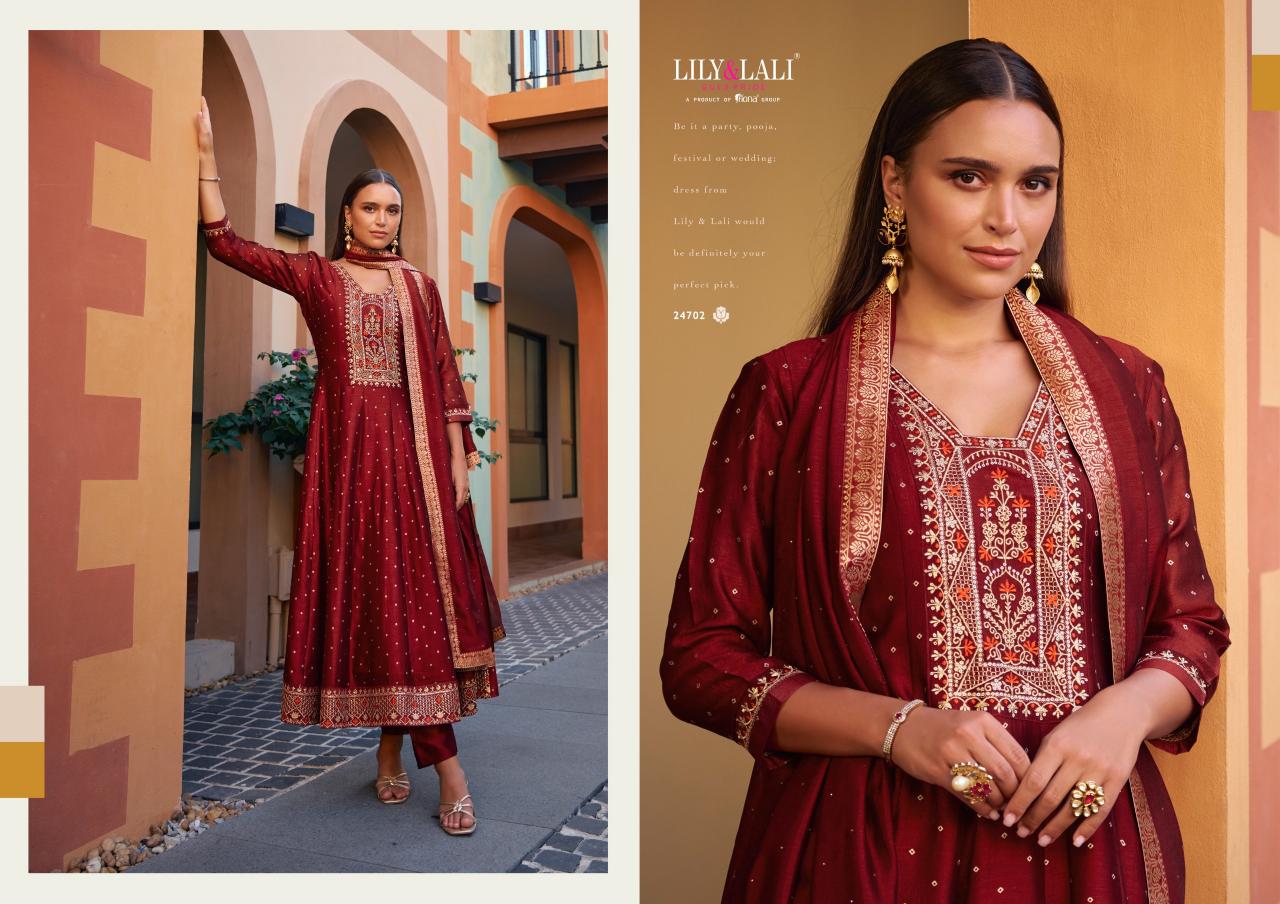 Lily & Lali Anarkali Catalog catalogue kurtis manufacturers in surat