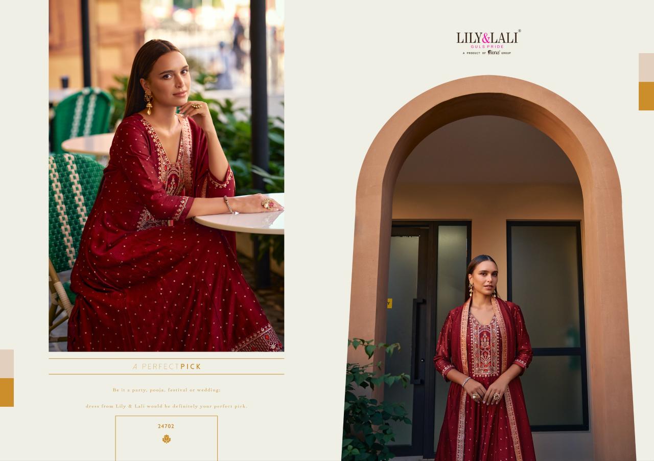 Lily & Lali Anarkali Catalog catalogue kurtis manufacturers in surat