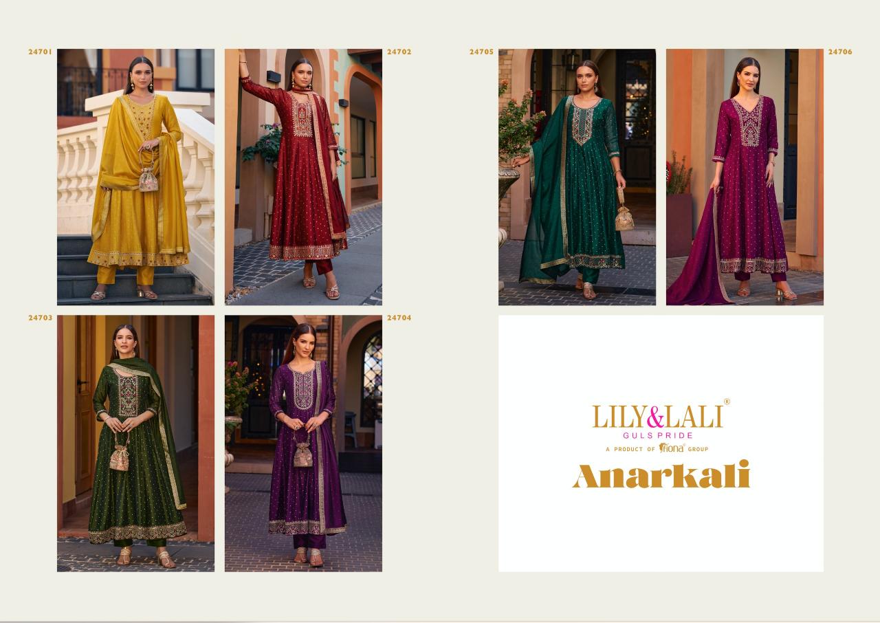 Lily & Lali Anarkali Catalog catalogue kurtis manufacturers in surat