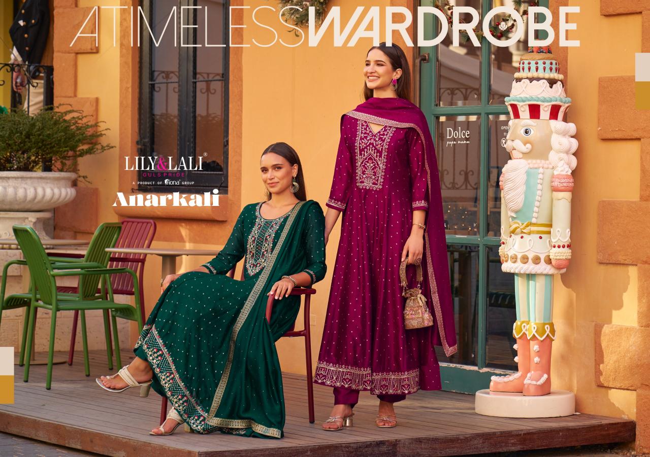 Lily & Lali Anarkali Catalog catalogue kurtis manufacturers in surat