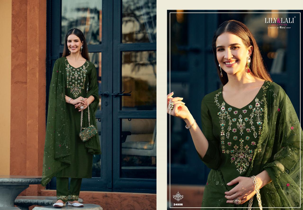 Lily & Lali Maria 9 Vol 5 Catalog latest kurti neck designs catalogue
