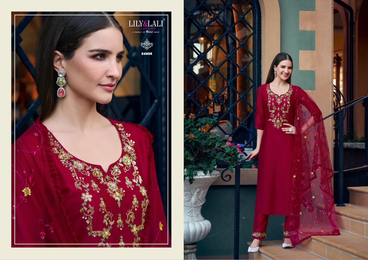 Lily & Lali Maria 9 Vol 5 Catalog latest kurti neck designs catalogue