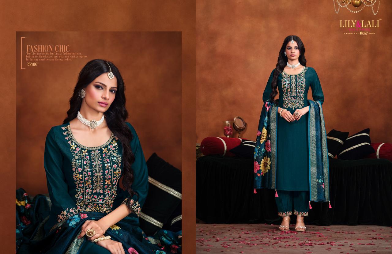 Lily & Lali Mirror Vol 1 catalog wholesale designer kurti