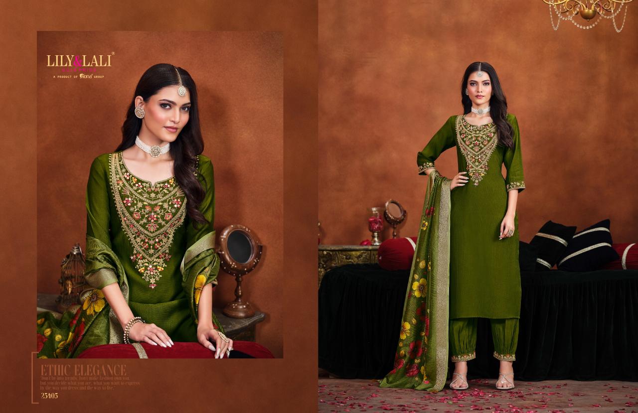 Lily & Lali Mirror Vol 1 catalog wholesale designer kurti