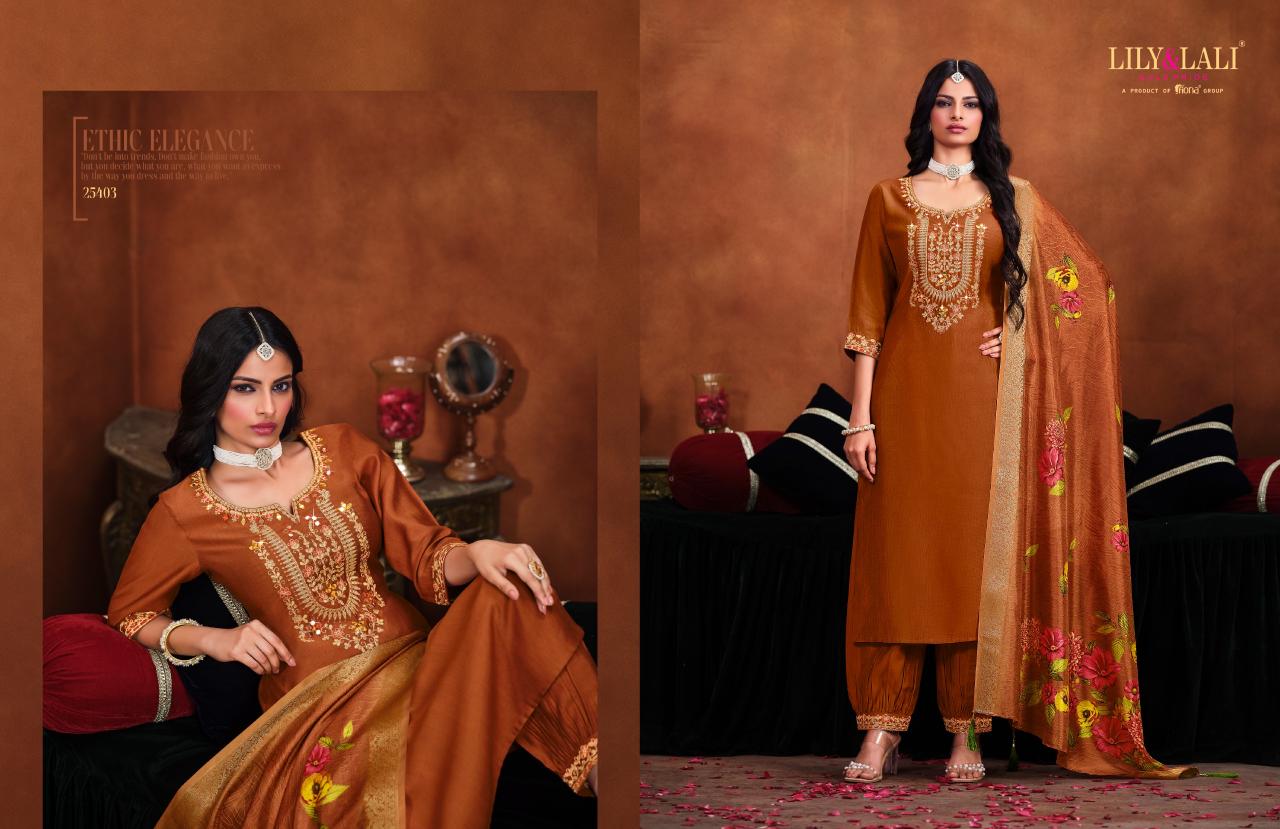 Lily & Lali Mirror Vol 1 catalog wholesale designer kurti