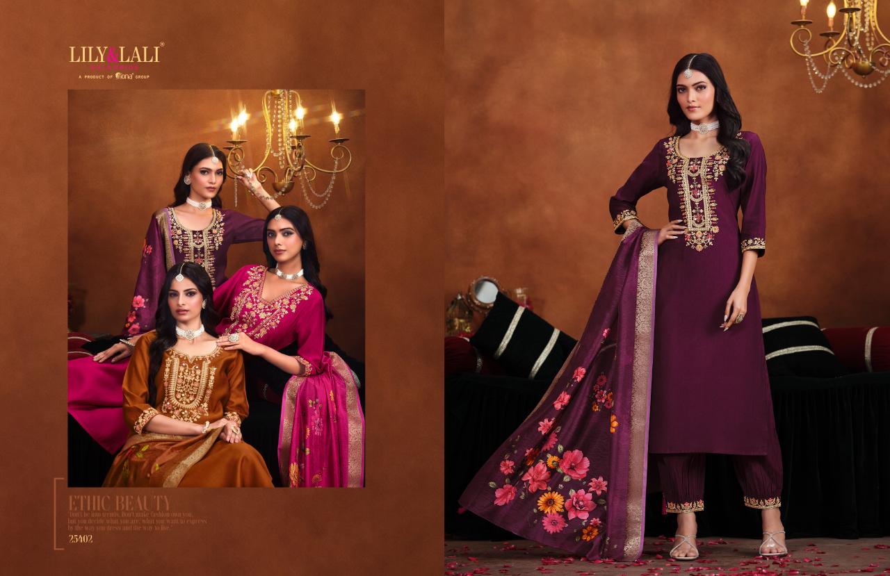 Lily & Lali Mirror Vol 1 catalog wholesale designer kurti