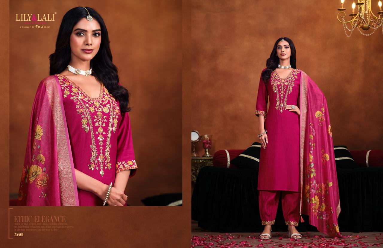 Lily & Lali Mirror Vol 1 catalog wholesale designer kurti