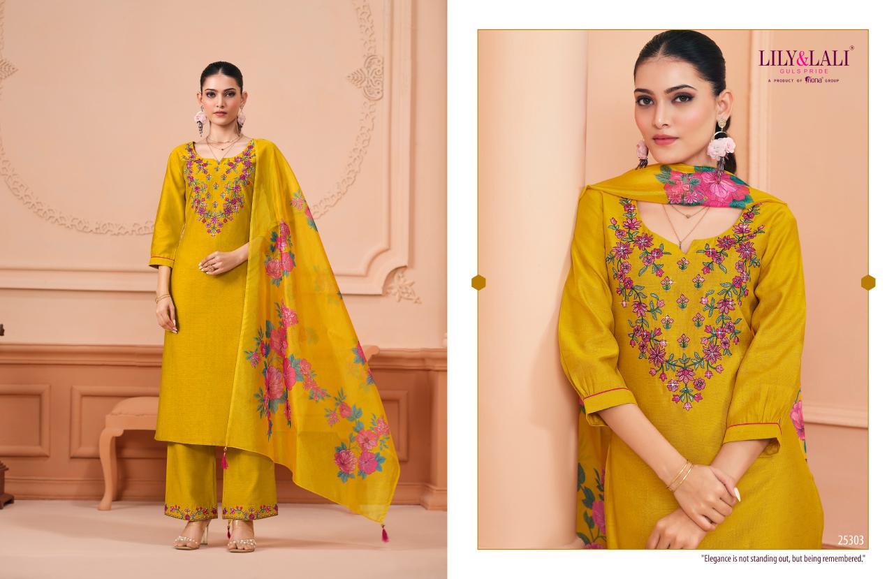 Lily & Lali Monalisa Vol 6 catalog buy catalogue embroidered kurtis online india