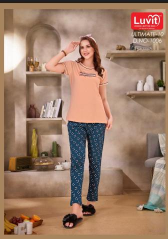Luvit Ultimate Vol 10 Catalog night dress wholesale market in ahmedabad