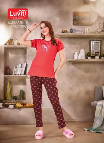 Luvit Ultimate Vol 10 Catalog night dress wholesale market in ahmedabad