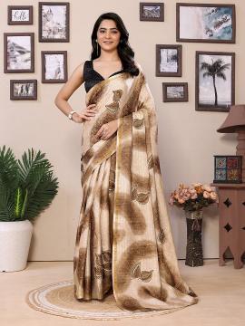 Meera 256 Ready To Wear Printed Silk cheapest saree latest online shopping in india
