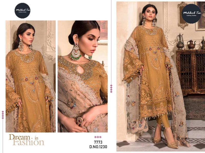 Mehboob Tex 1230 catalog Georgette pakistani suits manufacturers in india
