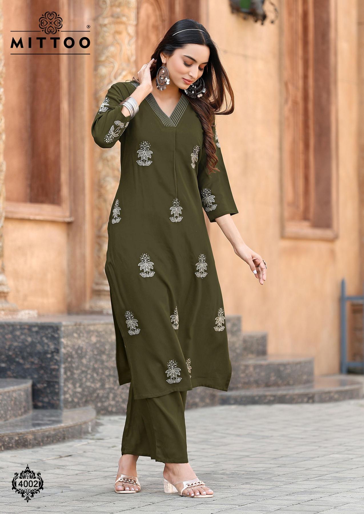 Mittoo Albella Catalog cord set for women wholesale