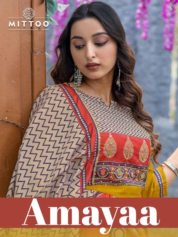 Mittoo Amaya Catalog kurtis designs catalogue