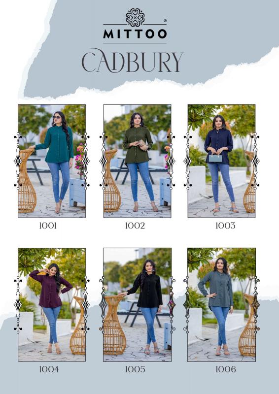 Mittoo Cadbury Catalog women shirt brands