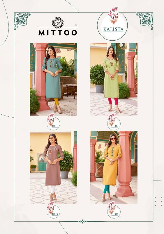 Mittoo Kalista Catalog latest kurtis catalogue blogspot