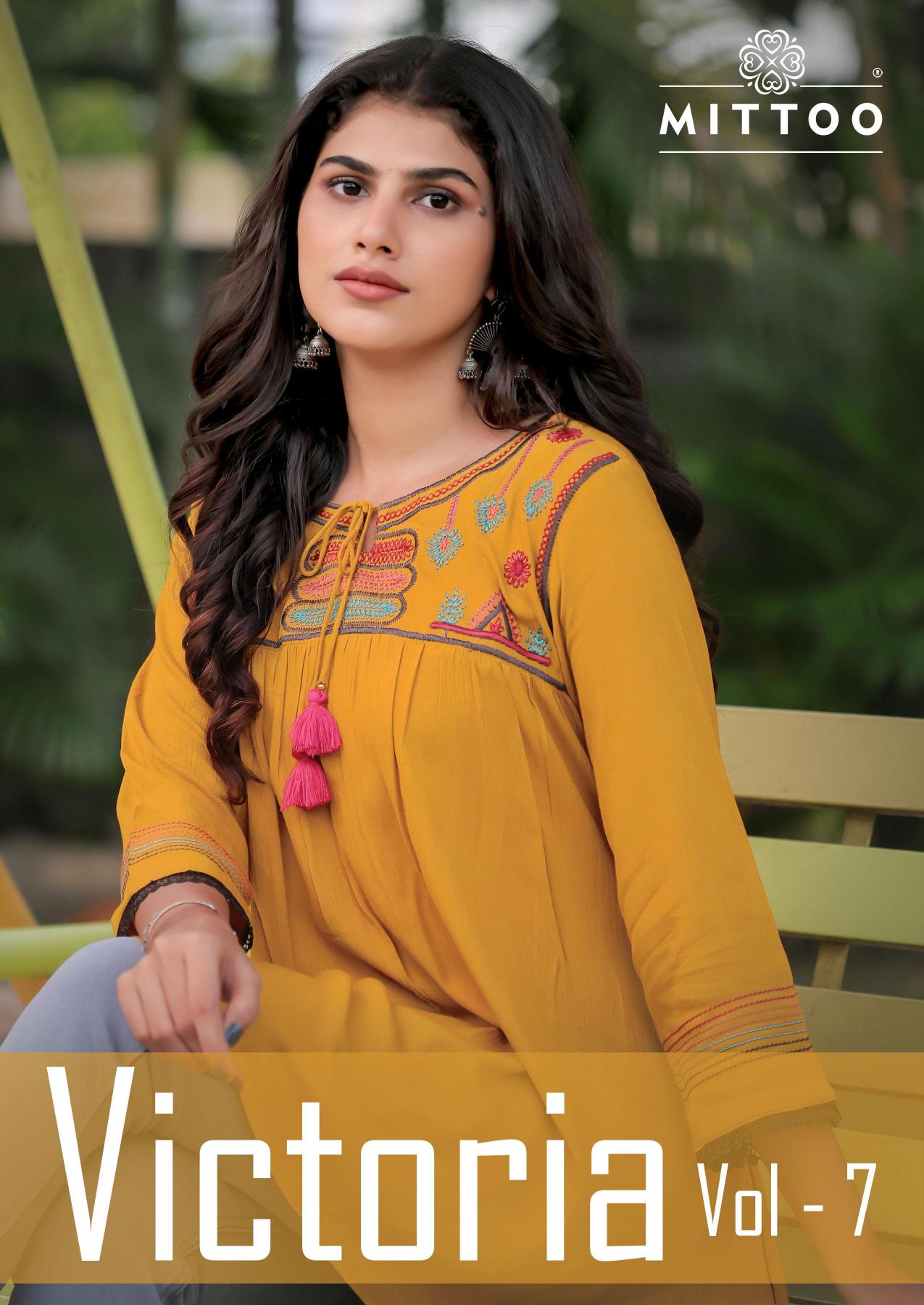 Mittoo Victoria Vol 7 kurti catalogue simple and sweet