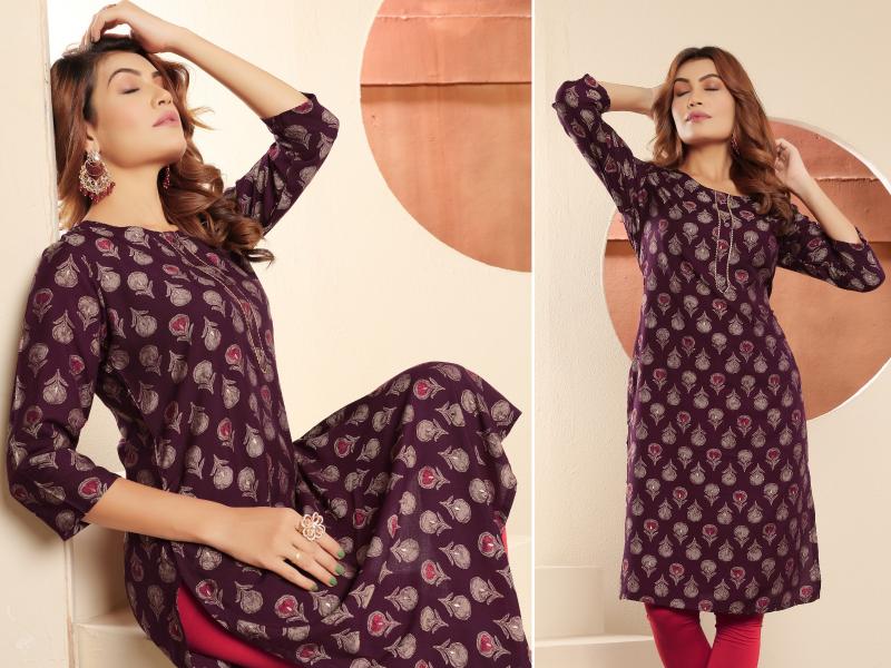 Moksh International Surbhi Vol 1 catalogue kurti manufacturers in ahmedabad