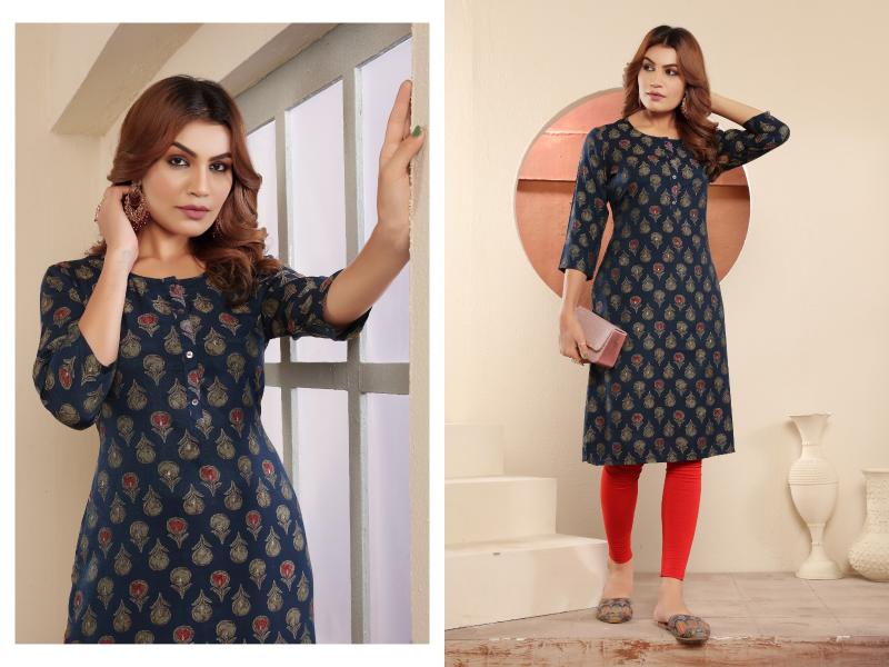 Moksh International Surbhi Vol 1 catalogue kurti manufacturers in ahmedabad