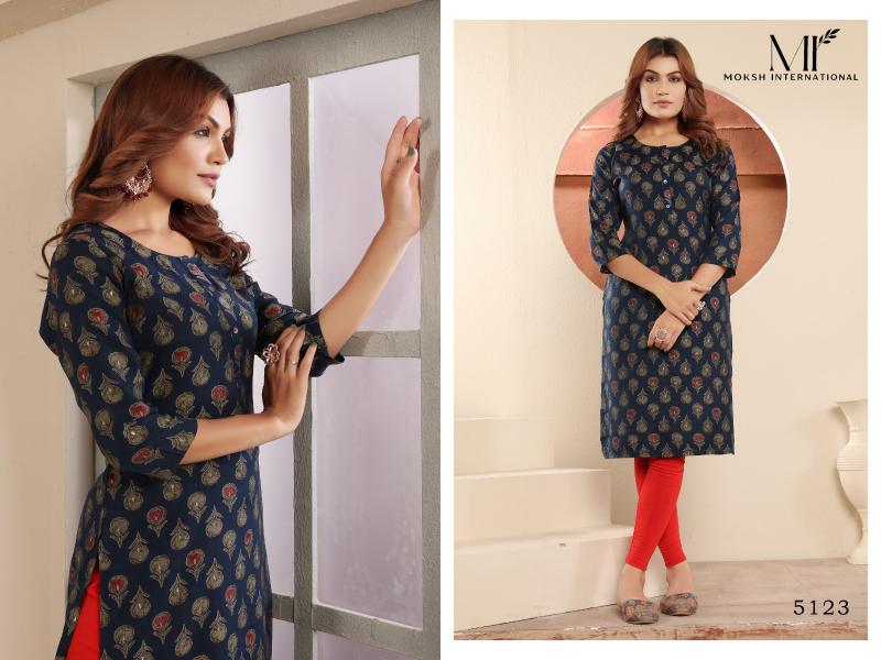 Moksh International Surbhi Vol 1 catalogue kurti manufacturers in ahmedabad