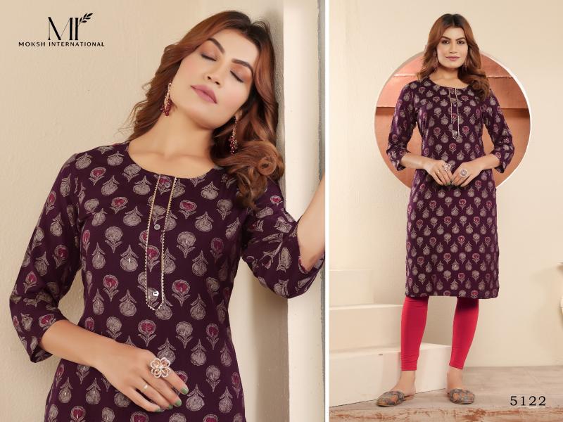 Moksh International Surbhi Vol 1 catalogue kurti manufacturers in ahmedabad