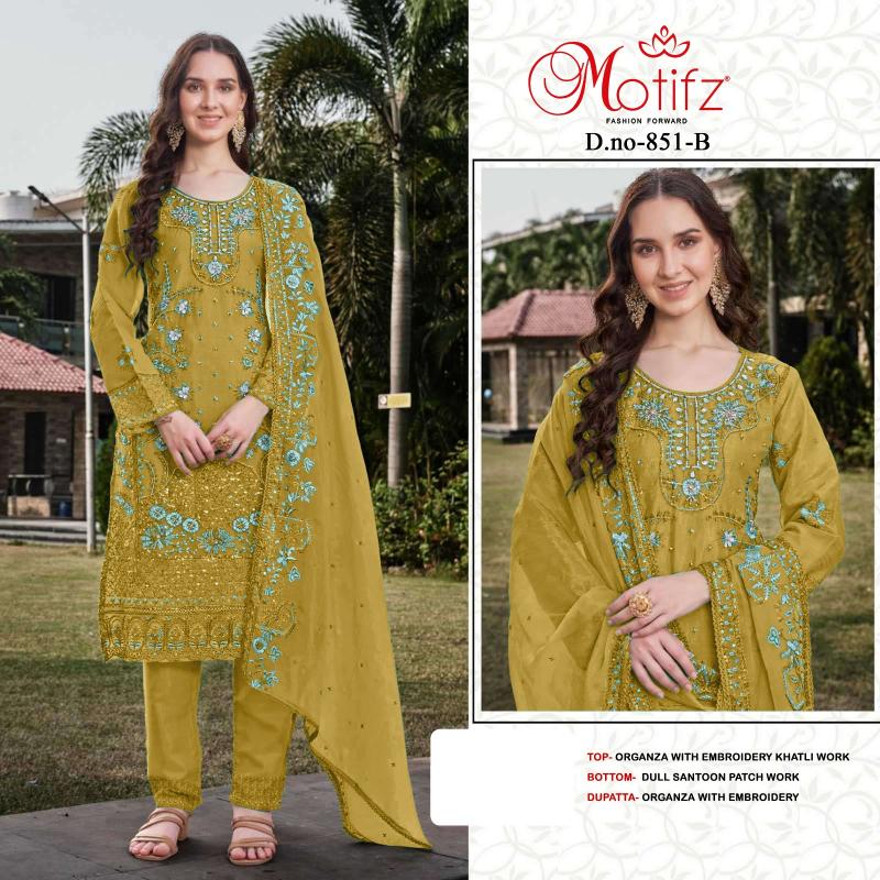 Motifz 851ABCD Catalog pakistani suits with pants
