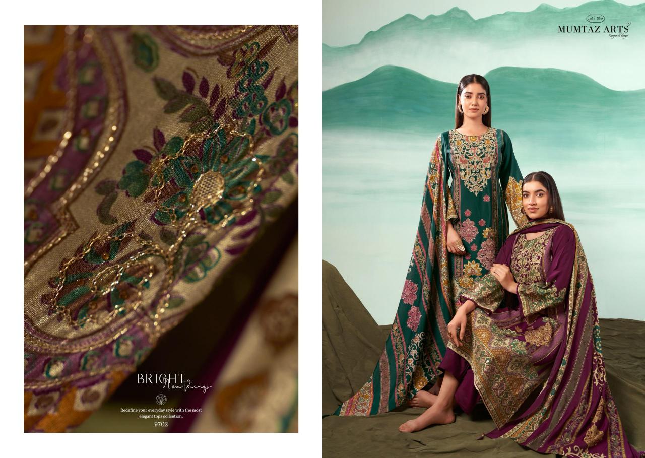 Mumtaz Arts Mizaaz catalog dress material wholesalers in ulhasnagar