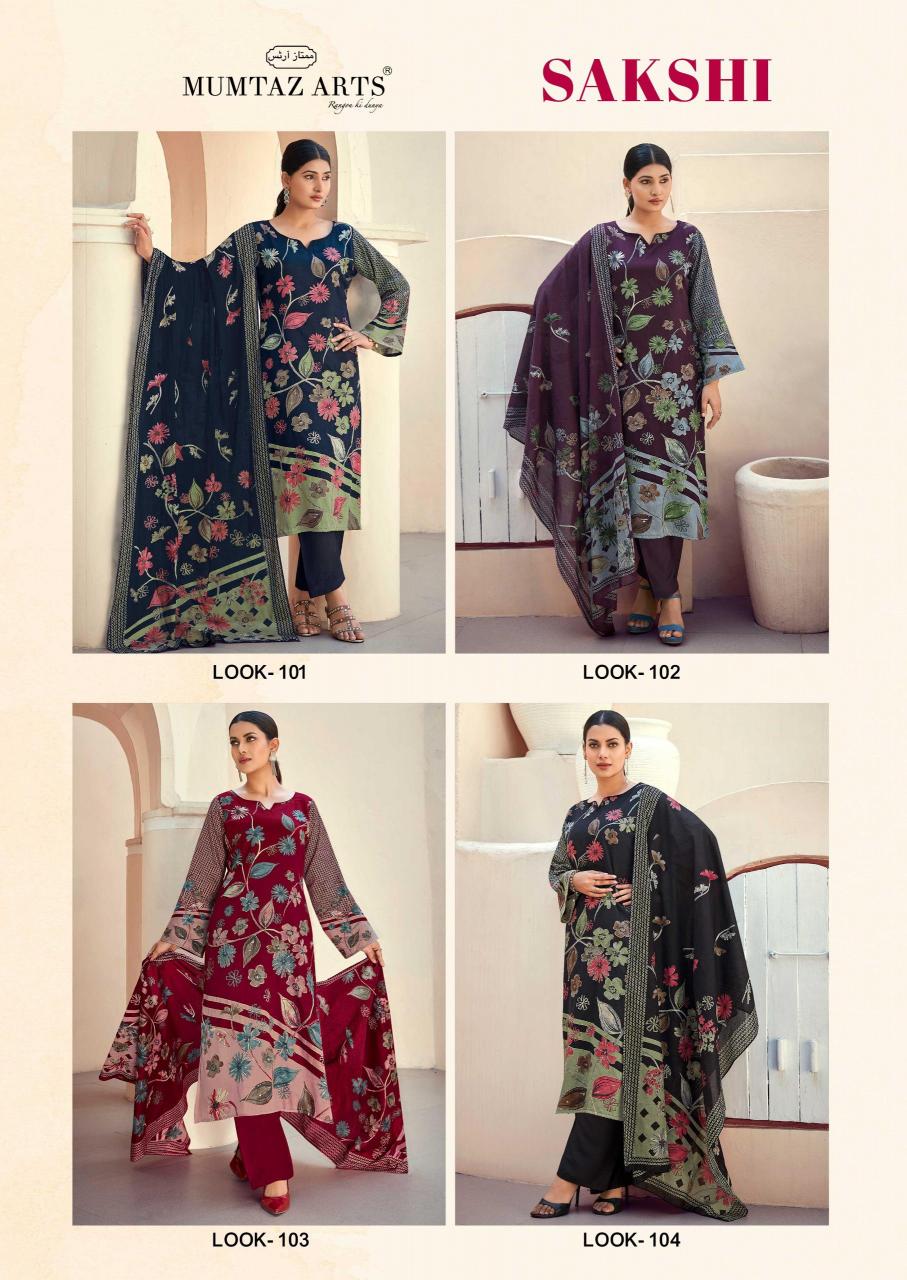 Mumtaz Arts Sakshi Catalog wholesale retailers for dress materials pimpri