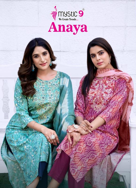Mystic 9 Anaya Vol 1 kurti with bottom wholesale
